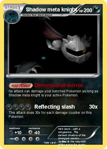 Pokemon Shadow meta knight