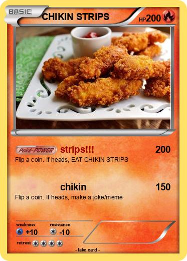 Pokemon CHIKIN STRIPS