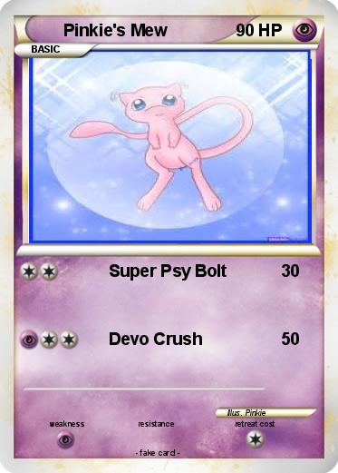 Pokemon Pinkie's Mew