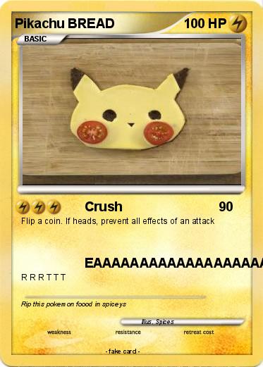 Pokemon Pikachu BREAD