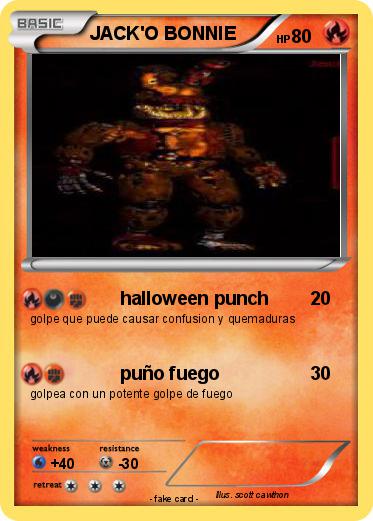 Pokemon JACK'O BONNIE