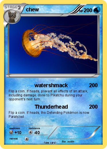 Pokemon chew