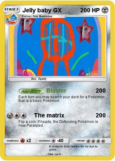 Pokemon Jelly baby GX