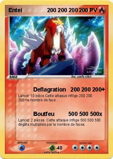 Pokemon Entei                200 200 200