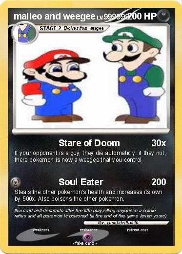 Pokemon malleo and weegee