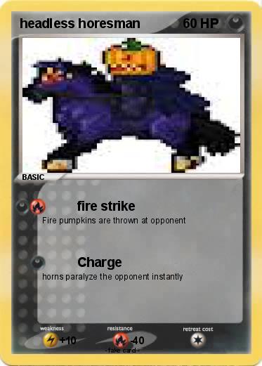 Pokemon headless horesman