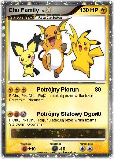 Pokemon Chu Family