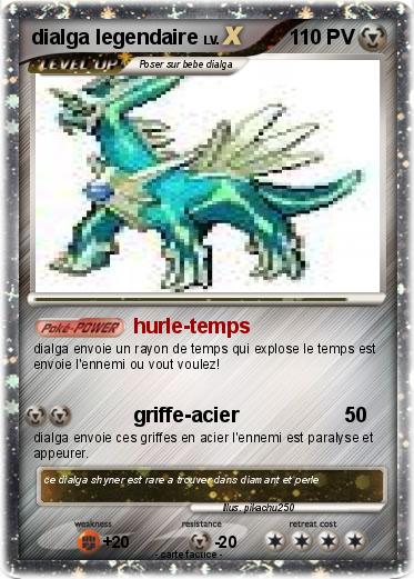 Pokemon dialga legendaire