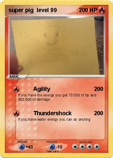 Pokemon super pig  level 99