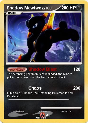 Pokemon Shadow Mewtwo