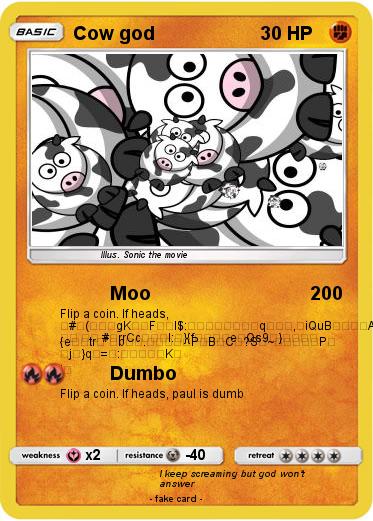Pokemon Cow god