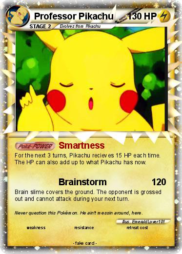 Pokemon Professor Pikachu