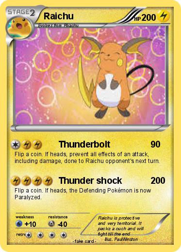 Pokemon Raichu
