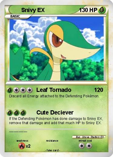 Pokemon Snivy EX