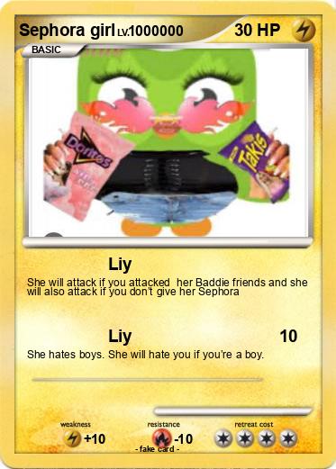 Pokemon Sephora girl