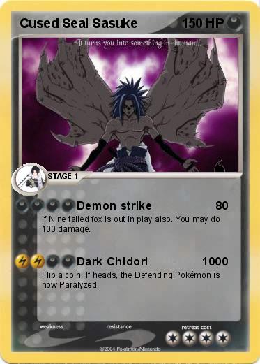 Pokemon Cused Seal Sasuke