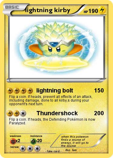 Pokemon lightning kirby