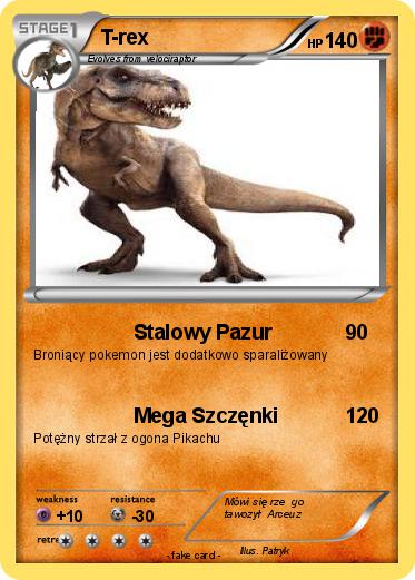 Pokemon T-rex