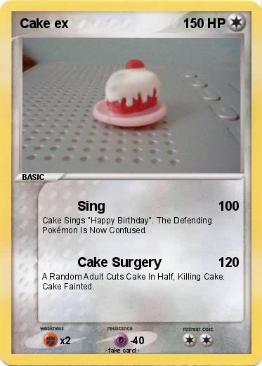 Pokemon Cake ex