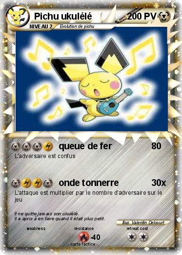 Pokemon Pichu ukulélé