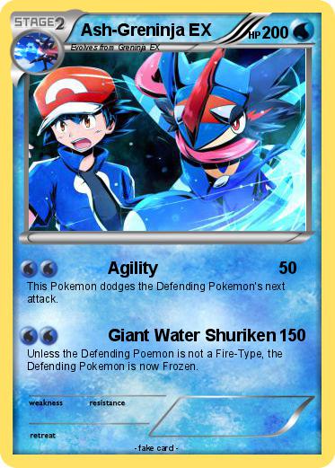 Pokemon Ash-Greninja EX