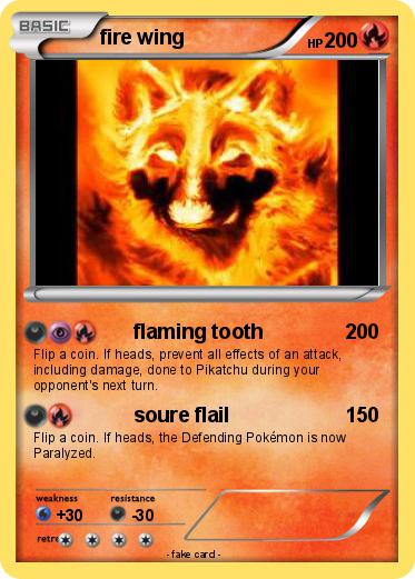 Pokemon fire wing
