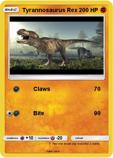 Pokemon Tyrannosaurus Rex                                                                                                      0