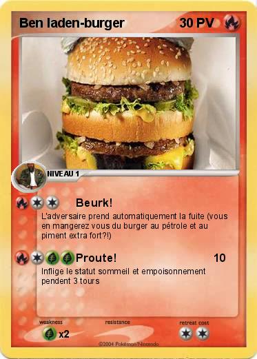 Pokemon Ben laden-burger