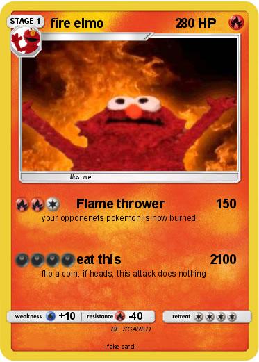 Pokemon fire elmo                    2