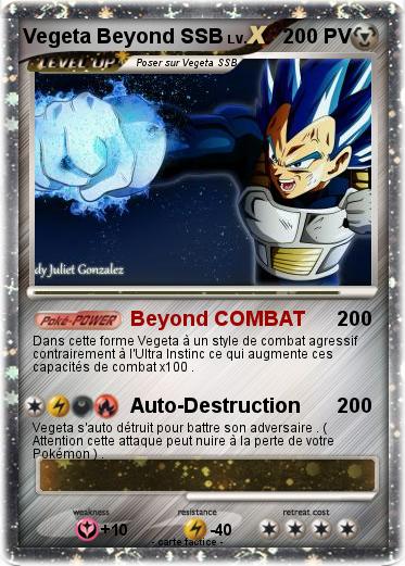 Pokemon Vegeta Beyond SSB