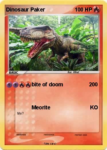 Pokemon Dinosaur Paker