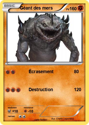 Pokemon Géant des mers