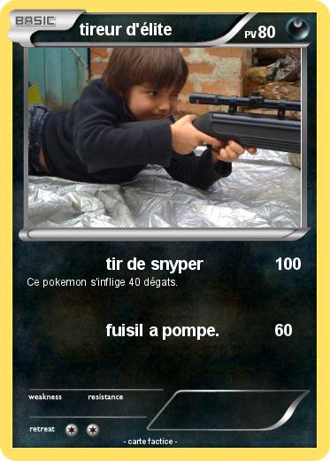 Pokemon tireur d'élite