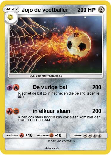 Pokemon Jojo de voetballer