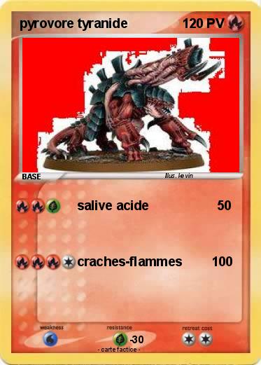 Pokemon pyrovore tyranide