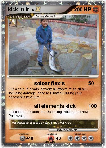Pokemon kick in it