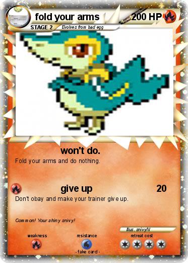 Pokemon fold your arms