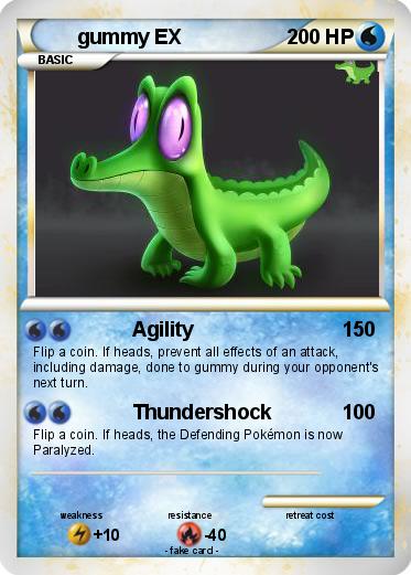 Pokemon gummy EX