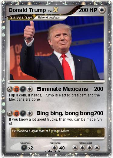 Pokemon Donald Trump