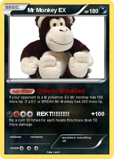 Pokemon Mr Monkey EX