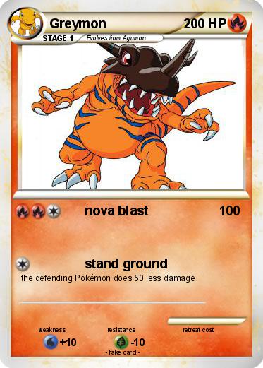 Pokemon Greymon