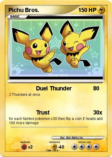 Pokemon Pichu Bros.