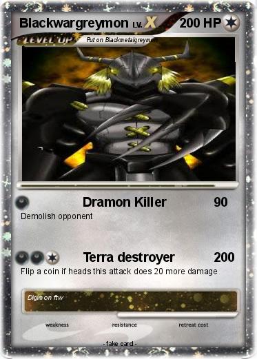 Pokemon Blackwargreymon