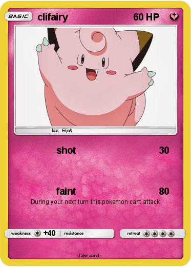 Pokemon clifairy