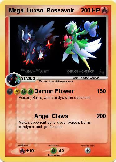 Pokemon Mega  Luxsol Roseavoir