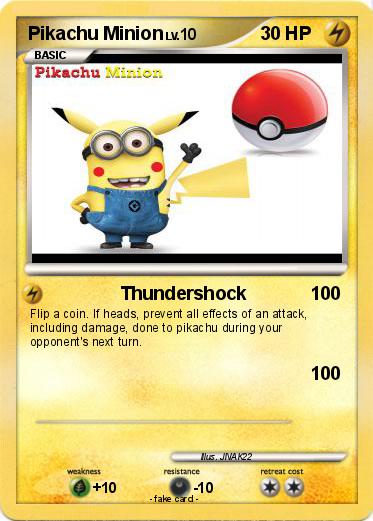Pokemon Pikachu Minion
