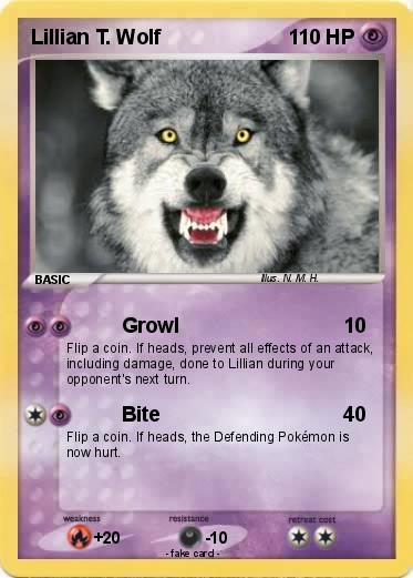 Pokemon Lillian T. Wolf