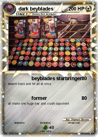 Pokemon dark beyblades