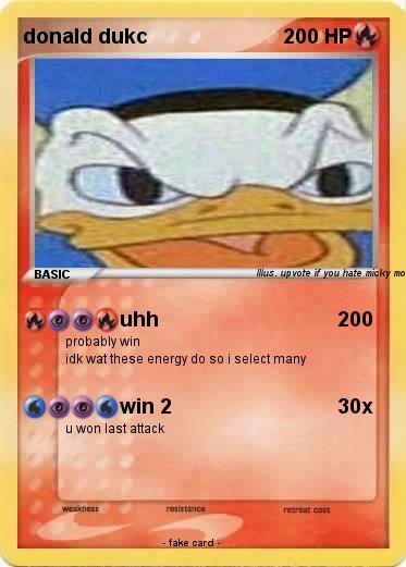 Pokemon donald dukc