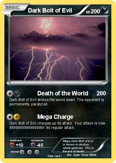 Pokemon Dark Bolt of Evil